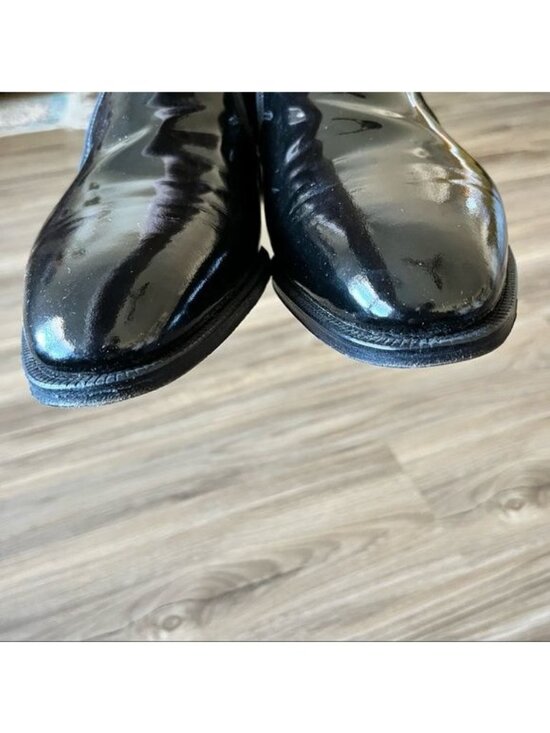 John Lobb Edward Patent Leather Shoes Black Tie main image 4